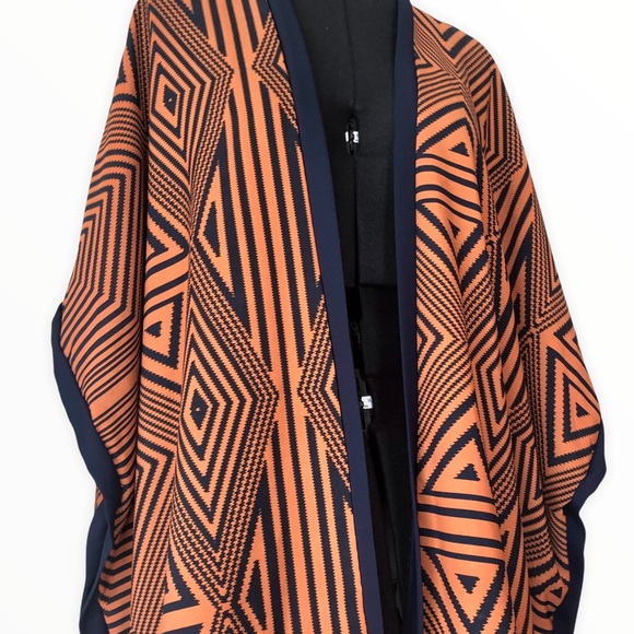 Dear Apple Sweaters - Dear Apple Boho Aztec Poncho Jacket